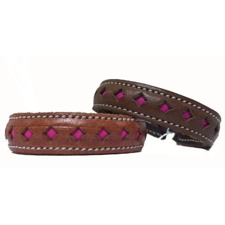 PULSERA CUERO COLORES