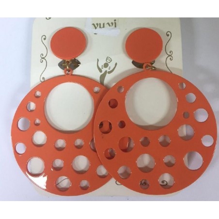 PENDIENTES FLAMENCO ACETATO MUJER AGUJEROS