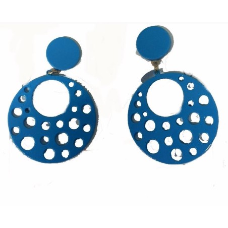 PENDIENTES FLAMENCO ACETATO NIÑA AGUJEROS
