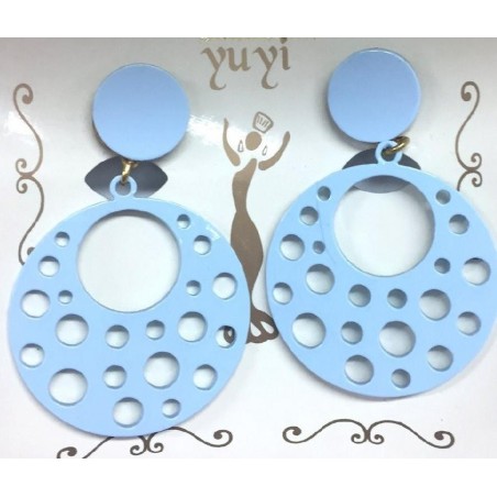PENDIENTES FLAMENCO ACETATO NIÑA AGUJEROS