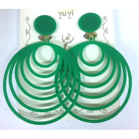 PENDIENTES FLAMENCO ACETATO MUJER LÍNEAS