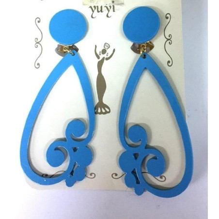 PENDIENTES FLAMENCO ACETATO MUJER RAMAS