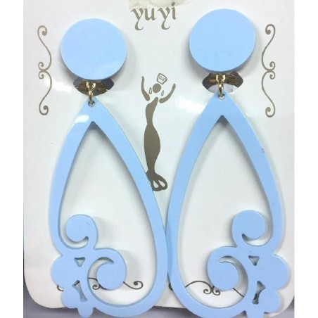 PENDIENTES FLAMENCO ACETATO MUJER RAMAS