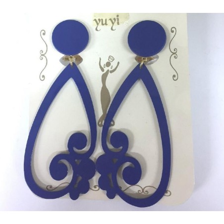 PENDIENTES FLAMENCO ACETATO MUJER RAMAS