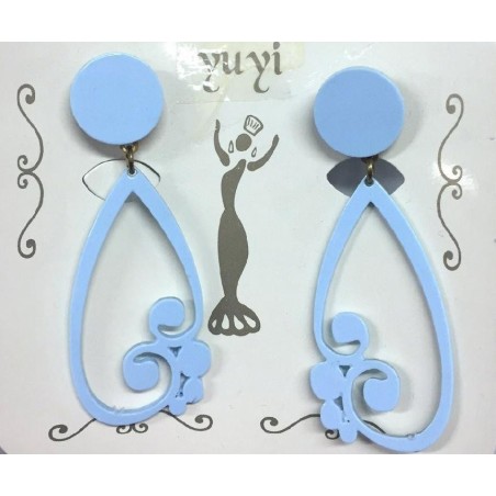 PENDIENTES FLAMENCO ACETATO NIÑA RAMAS