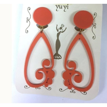 PENDIENTES FLAMENCO ACETATO NIÑA RAMAS