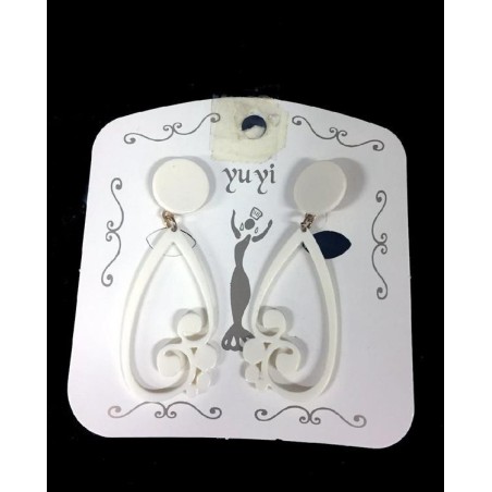 PENDIENTES FLAMENCO ACETATO NIÑA RAMAS