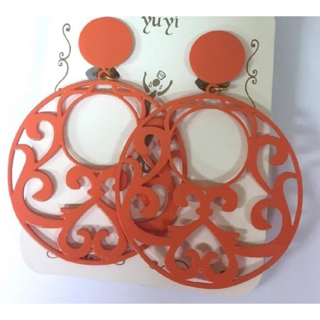 PENDIENTES FLAMENCO ACETATO MUJER