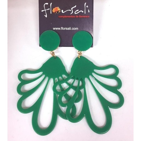 PENDIENTES FLAMENCO ACETATO MUJER
