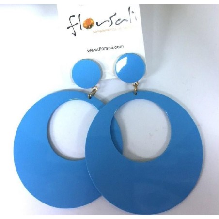 PENDIENTE FLAMENCO ACETATO MUJER AROS