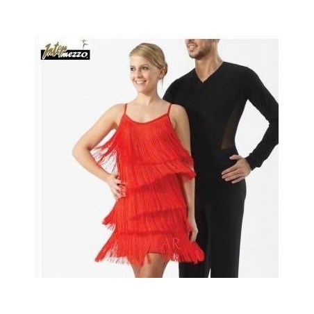 VESTIDO TIRANTE FLECOS INTERMEZZO