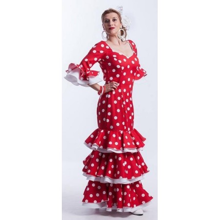 VESTIDO FLAMENCA ANDÚJAR LUNARES