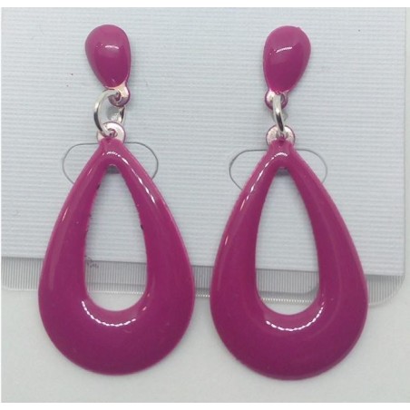 PENDIENTES FLAMENCOS OVALADOS