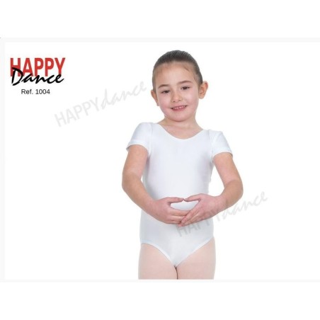 MAILLOT BALLET MANGA CORTA SIN COSTURA