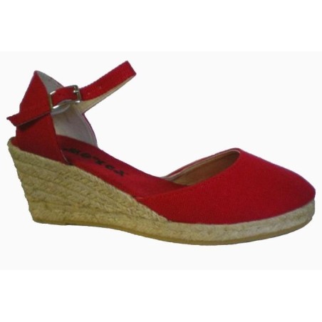 ZAPATO DE ESPARTO Y LONA