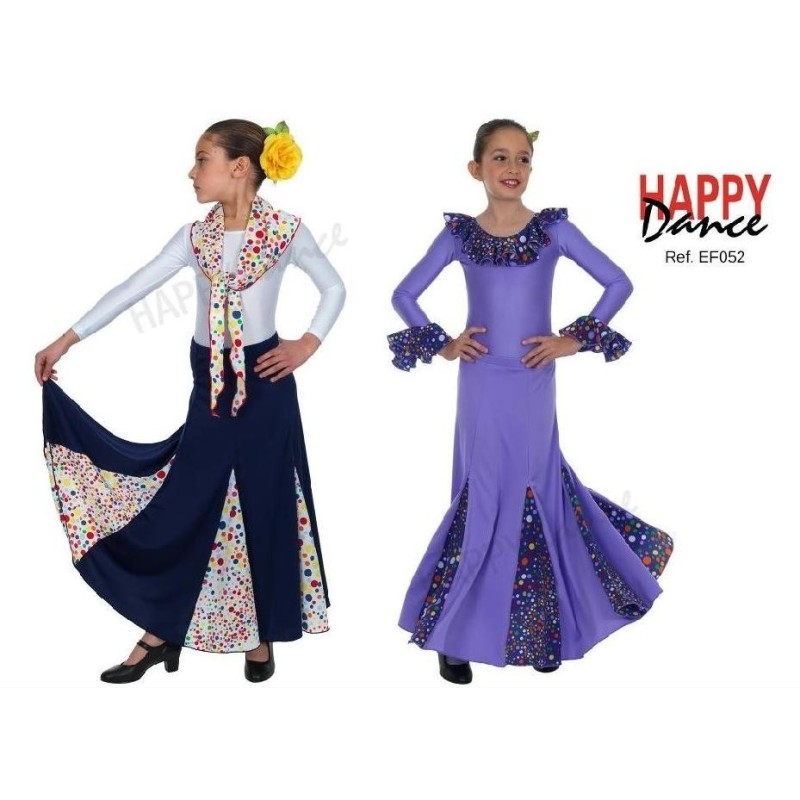FALDA FLAMENCO COLOR EF052