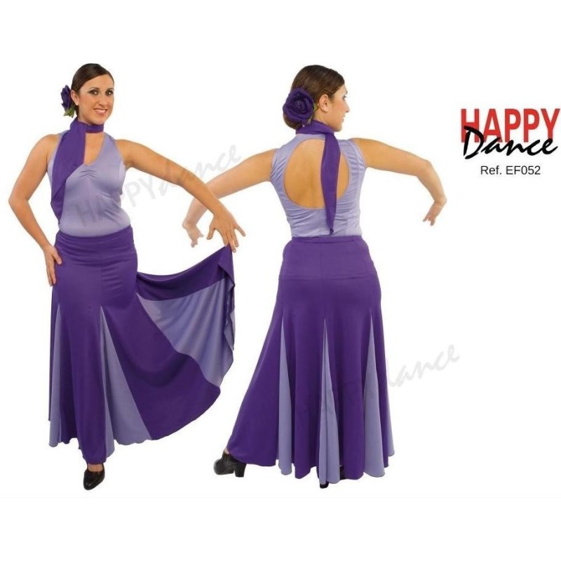 FALDA FLAMENCO COLOR EF052
